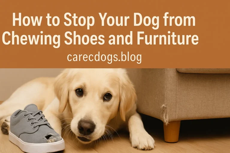 How to Stop Your Dog from Chewing Shoes and Furniture