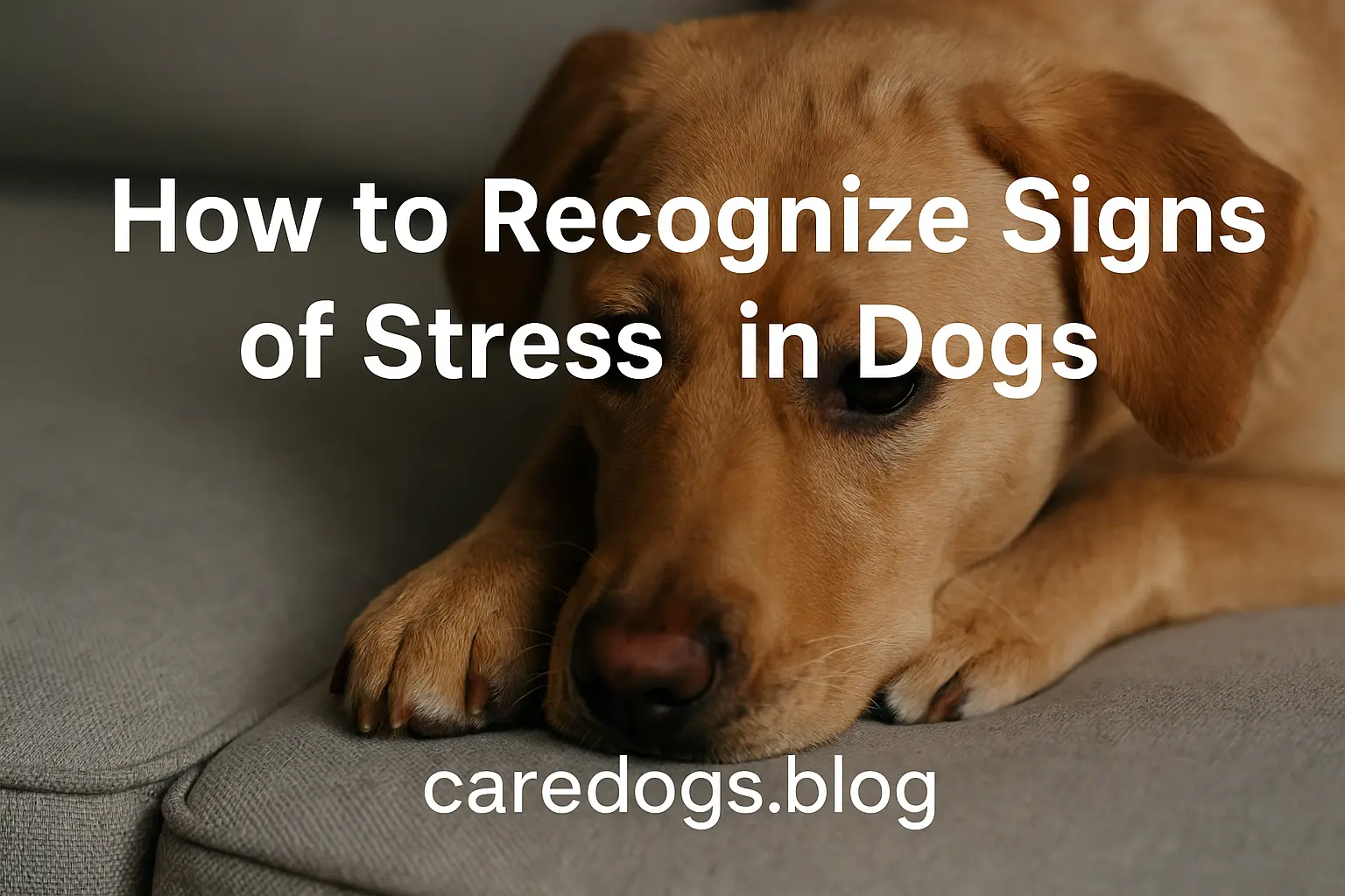 How to Recognize Signs of Stress in Dogs