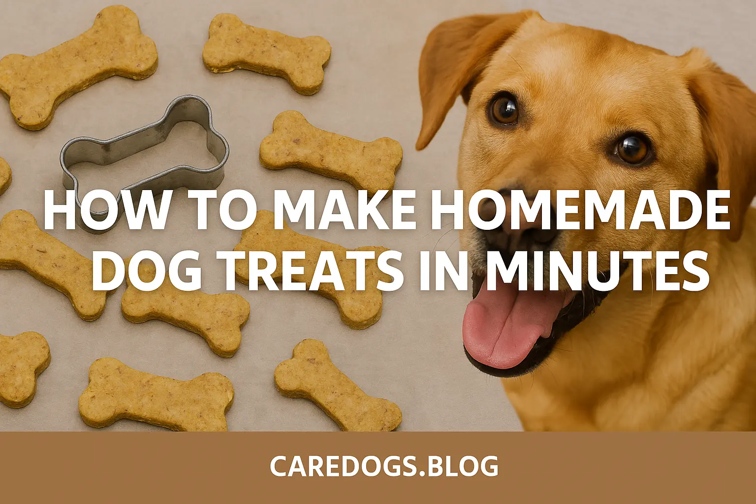 How to Make Homemade Dog Treats in Minutes