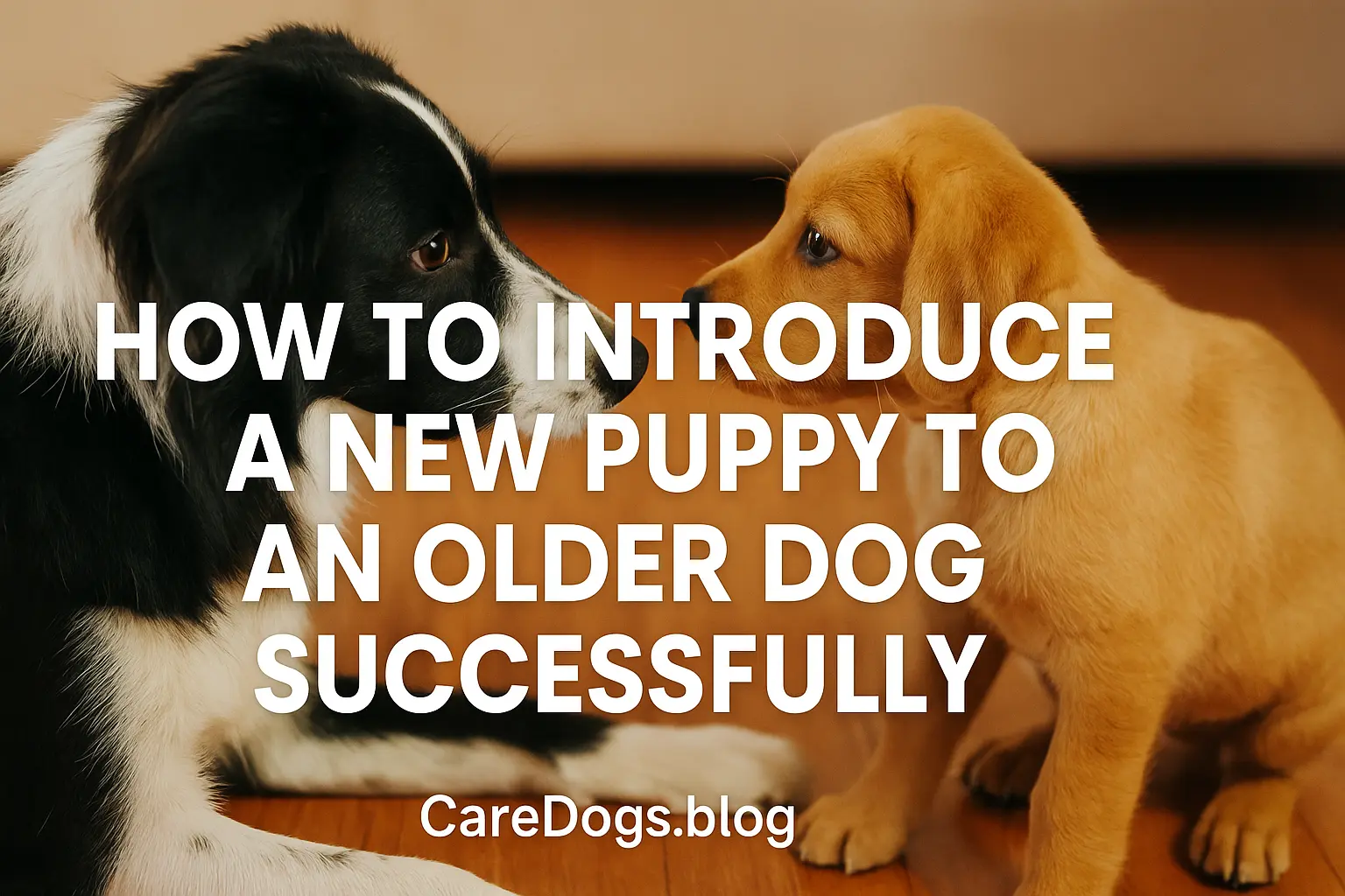 How to Introduce a New Puppy to an Older Dog Successfully