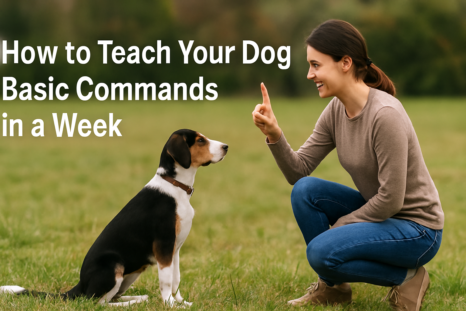 Teach Your Dog Basic Commands